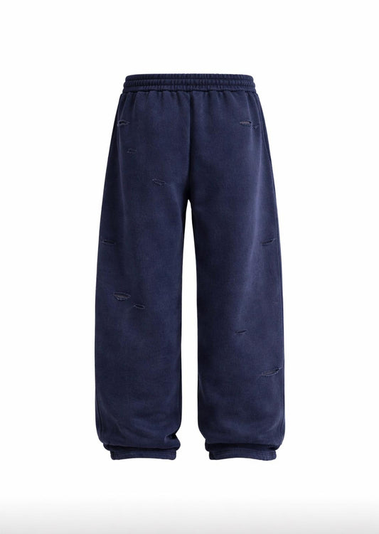 NOÈ PARIS NAVY BLUE WASHED HOODIE